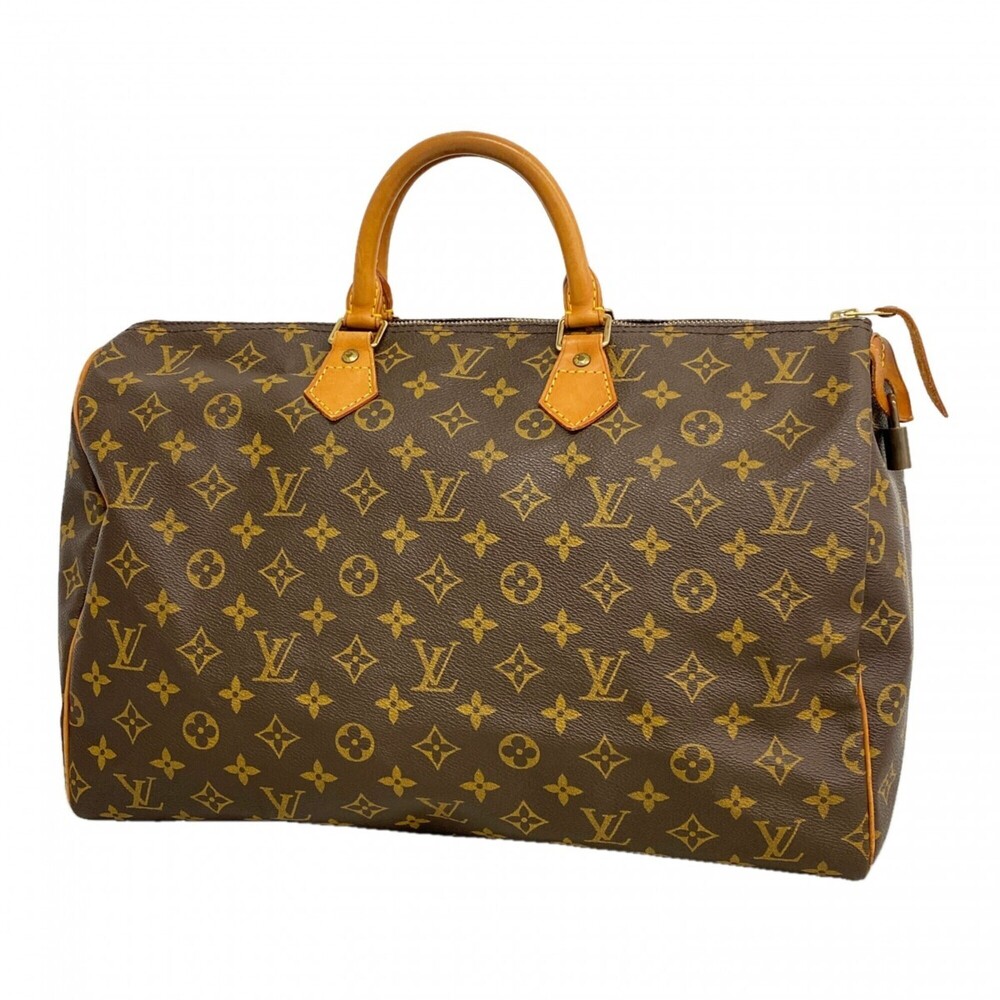 LOUIS VUITTON Brown Monogram Speedy 40 Bag